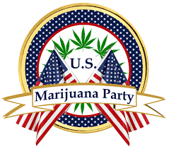 The seal for the 'Legal Marijuana Now Party', who is running Dan Vacek on the ballot in Minnesota.