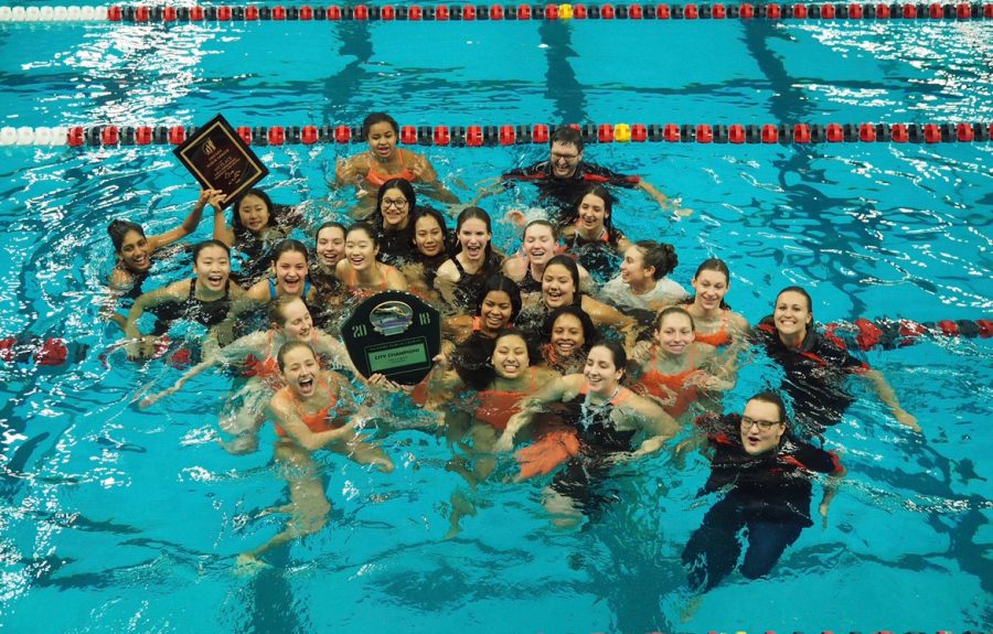 Girls Swim Team Wins City